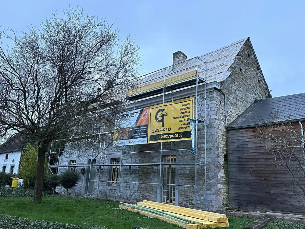 restauration façade en pierre